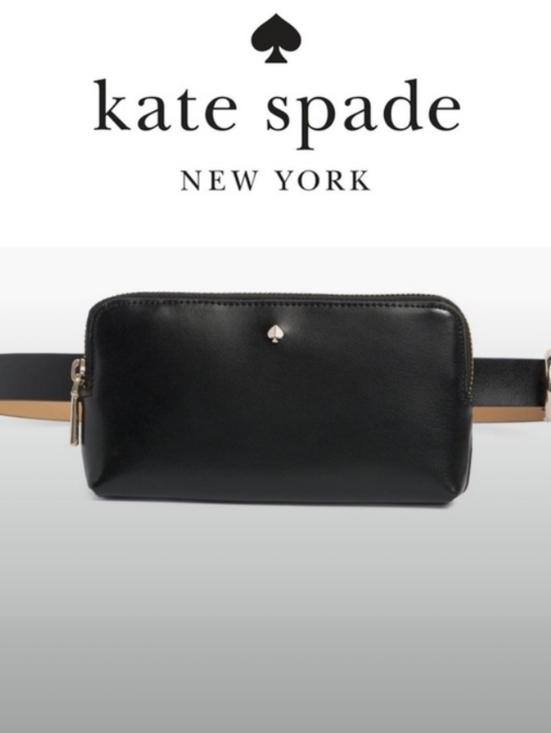 kate spade Handbags - Kate Spade-Leather ♠️Belt Bag-Crossbody Bag (Black 🖤)-S/M